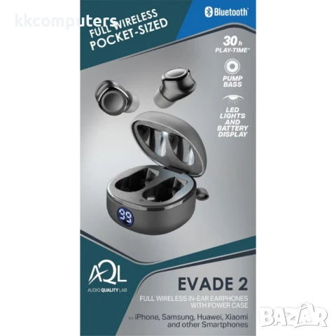 Cellularline AQL Evade 2, TWS, Черни Bluetooth слушалки, снимка 3 - Bluetooth слушалки - 50642195