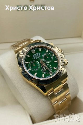 Луксозен мъжки часовник Rolex Daytona Cosmograph John Mayer 18 k Yellow Gold, снимка 3 - Мъжки - 41811031