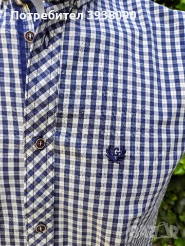 Мъжки ризи Slim fit (вталени) НОВИ - къс ръкав, снимка 6 - Ризи - 50979882