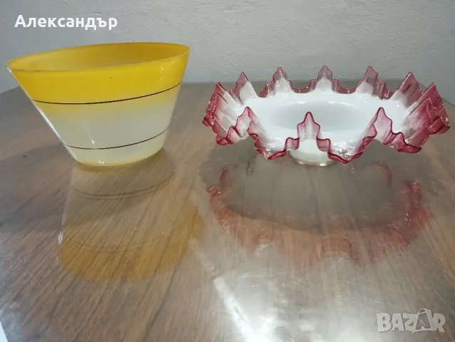 Ретро стъкла за полилей, снимка 3 - Лампи за таван - 47342300