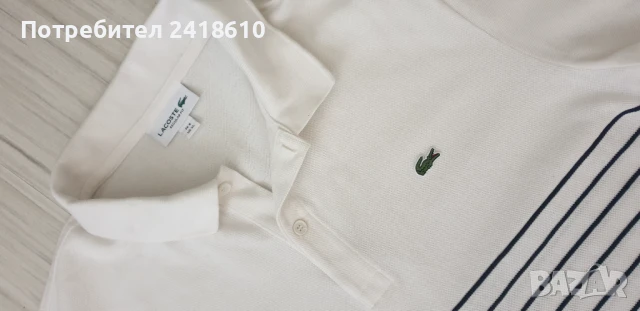 Lacoste Pique Cotton Mens Size 6 - XL  НОВО! ОРИГИНАЛ! Мъжка Тениска!, снимка 2 - Тениски - 51041235