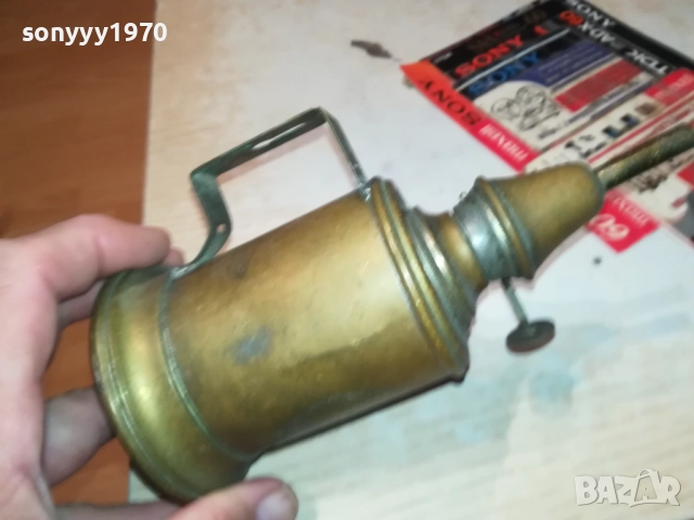 антика от франция-стара лампа/реликва 1310250736, снимка 2 - Антикварни и старинни предмети - 52033110