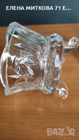 Кристална захарничка или бижутерка на крачета, снимка 7 - Аксесоари за кухня - 53633849