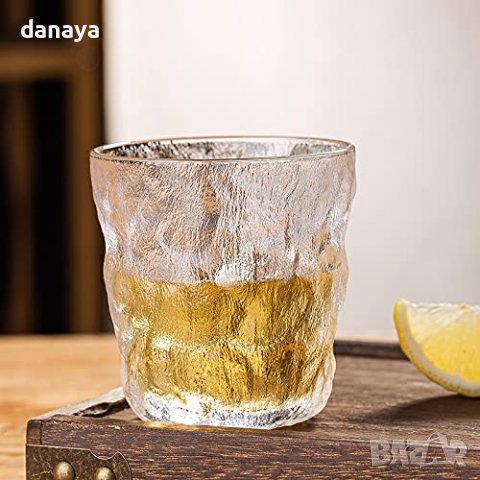 3461 Чаша за уиски с ледена текстура, 200 мл, снимка 9 - Чаши - 39213591