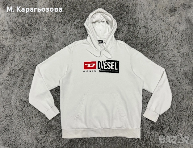 Мъжко худи Diesel S-Girk Hood Cuty, Размер XL, снимка 3 - Суичъри - 53436780