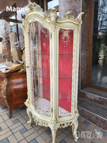 Италианска барокова витрина Silik 03050, снимка 5 - Секции и витрини - 48362986