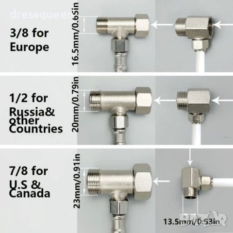 4676 Хигиенично биде за топла и студена вода с изтеглящи се накрайници и регулиране на дебита, снимка 3 - Други стоки за дома - 53824145