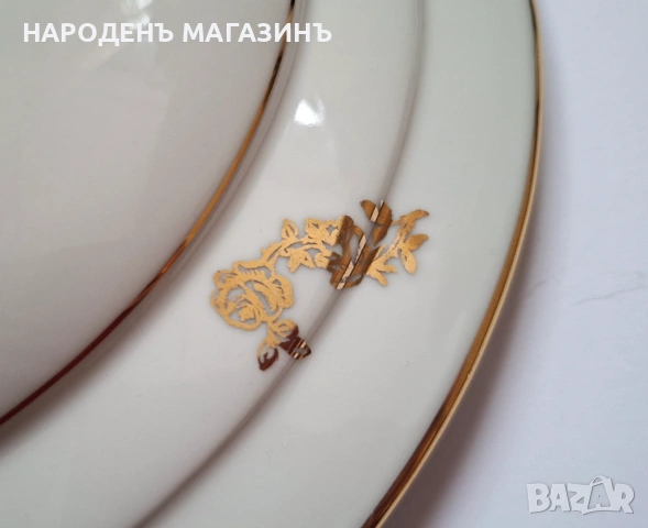 LIMOGES - D.R.B - Антикварен френски порцелан терин Много голям съд за топло сервиране супник сервиз, снимка 8 - Други ценни предмети - 53261159