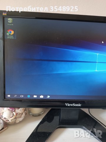 Монитор ViewSonic VA1911A, 18.5", 16:9, LED, 1366x768, снимка 4 - Монитори - 41945363
