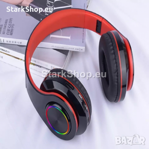 RGB Безжични Bluetooth Слушалки, снимка 4 - Слушалки и портативни колонки - 36285815