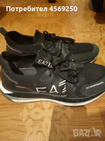 Мъжки обувки EA7 Emporio Armani, размер 47, използвани, снимка 4 - Ежедневни обувки - 53747138