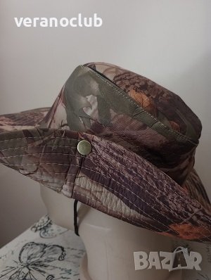 Шапка с периферия Камуфлажна Каубойски стил, снимка 3 - Шапки - 41490884