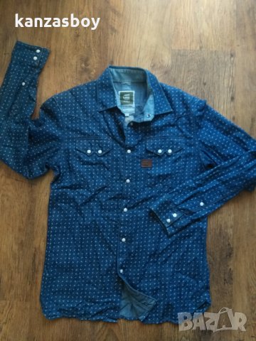 g-star rco cowboy opposing shirt - страхотна мъжка риза КАТО НОВА, снимка 7 - Ризи - 34803862