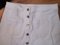 бяла дънкова пола H&M размер 36, снимка 2