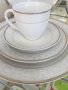 Порцеланов сервиз за храна  със златен или със сребърен кант - 19 части, снимка 5
