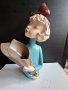 декоративна статуетка момиче - вазичка за изкуствени цветя, снимка 4