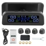 Нова Соларна TPMS Система 4 Гуми LCD Налягане/Температура Безжично, снимка 1