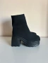 Черни боти 37 номер на ток нови , снимка 1