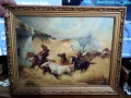 картина с коне, рамкирана, снимка 5