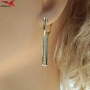 Обеци с 14К златно покритие 2141842, снимка 4