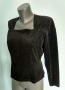 Луксозна дизайнерска блуза от кадифе top "Sandwich" fashion / голям размер , снимка 1 - Блузи с дълъг ръкав и пуловери - 36151463