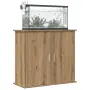 vidaXL Стойка за аквариум, дъб, 81x36x73 см, инженерно дърво, снимка 2