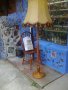 Стар луксозен лампион за хол с две крушки, снимка 1 - Други ценни предмети - 38683481