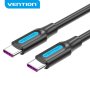 Vention USB Кабел 5A Fast Charge, Type-C / Type-C - 0.5M - USB 2.0 - COTBD - 24 месеца гаранция, снимка 2