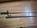 Щик Нож Bayonet за Френска пушка ГРА или ГРАС (GRAS,“Fusil Modèle 1874”),произведен от Steyr 1885г., снимка 1