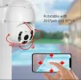 КАМЕРА 5MP+32GB карта Smart Sphere 28 LED WIFI камера, снимка 4