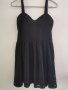 Черна рокля с презрамки от дантела на Terranova , снимка 1 - Рокли - 41626096