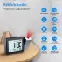 Цифров будилник с червена проекция и голям LCD екран, снимка 2