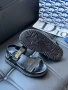 Christian Dior Дамски Черни Сандали Кристиян Диор Код E711, снимка 4