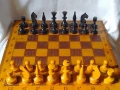 Стар дървен шах , Табла.Размери - 34 х 34см. ., снимка 1