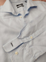 Оригинална светло синя мъжка риза s. Oliver Selection, slim fit , снимка 4