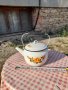 Стар емайлиран чайник #16, снимка 3