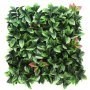  Пано 50х50см изкуствена зелена декорация Photinia