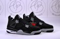 Nike Jordan Retro 4 PSG, Pure Money, Black Canvas, снимка 11