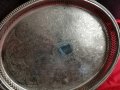 Голям Стар Английски ПОСРЕБРЕН Поднос , Табла, снимка 3