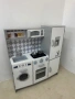 Детска дървена кухня с реалистични звуци и светлини - 91 x 30 x 102 см COSTWAY, снимка 2