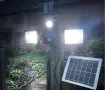 Тройна соларна LED лампа с датчик за движение и дистанционно управление XG-T50, снимка 8