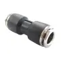 Черна права бърза връзка 12 mm, снимка 2