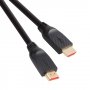 Кабел HDMI - HDMI 3м Ver:2.0 Ultra HD 4k2k/60p VCom SS001199 Черен Cable HDMI M/HDMI M, снимка 1 - Кабели и адаптери - 33987478