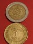 Две монети 1 песо 2009г. Аржентина / 1 франк 1922г. Франция редки за КОЛЕКЦИОНЕРИ 32042, снимка 1 - Нумизматика и бонистика - 44319255
