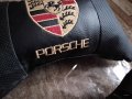 2 броя Кожени възглавнички за седалка с цветно лого и надпис Porsche за кола автомобил джип +подарък, снимка 5