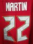 Tampa Bay Buccaneers Martin #22 Jersey Nike оригинална тениска фланелка Американски Футбол джърси, снимка 3