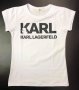Дамски тениски Karl Lagerfeld в бяло и черно, снимка 1
