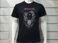 Нова мъжка тениска с дигитален печат на музикалната група METALLICA с паяк, снимка 6