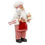 Дядо Коледа готвач-33 см./Фигура на Дядо Коледа/декоративна фигура на Дядо Коледа, снимка 2
