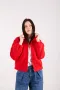 Дамско Късо Яке Suzy bomber jacket - Червено, снимка 5